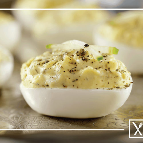 Truffle Deviled Eggs